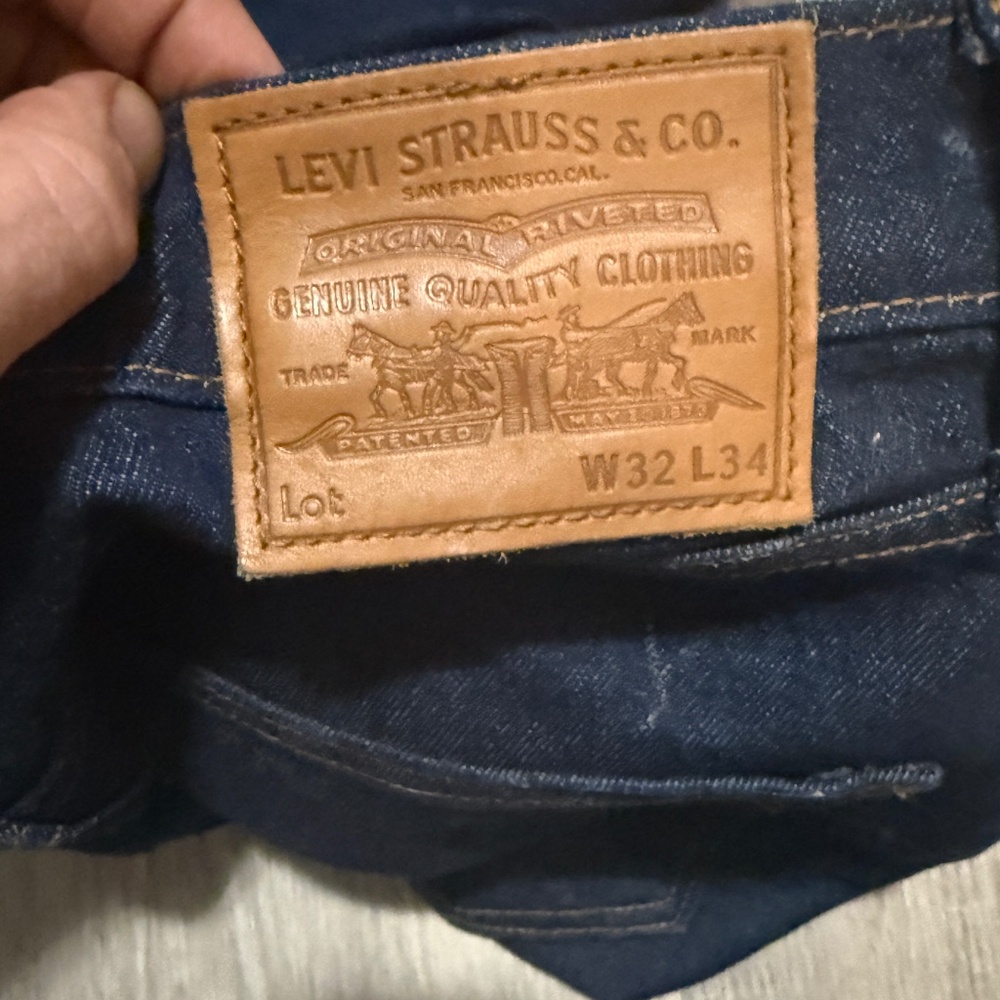 Hot Dude Selvedge Men's Levi's jeans San Francisco "LOT" tag limited edition